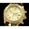 브라이틀링 Chronomat Evo YG/LE White Roman A7750 28800bph -BSW0211C