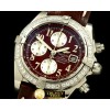 브라이틀링 Chronomat Evo SS/LE Brown Num A7750 28800bph -BSW0215C