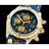 브라이틀링 Chronomat Evo SS/LE Blue Num A7750 28800bph -BSW0218D