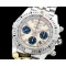 브라이틀링 Chronomat B01 SS/SS White Sticks A7750 28800bph -BSW0257C