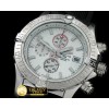 브라이틀링 Super Avenger SS/RU White Stk Jap OS20 -BSW0261A