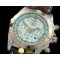 브라이틀링 Chronomat B01 SS/YG/LE White Roman Jap OS20 Qtz -BSW0266A