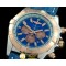 브라이틀링 Chronomat B01 SS/YG/LE Blue Stick Jap OS20 Qtz -BSW0266F