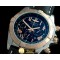 브라이틀링 Chronomat B01 SS/YG/LE Black Roman Jap OS20 Qtz -BSW0266G