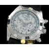 브라이틀링 Chronomat B01 SS/RU White Roman Jap OS20 Qtz -BSW0268E