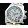 브라이틀링 Chronomat B01 SS/RU White Roman Jap OS20 Qtz -BSW0270A