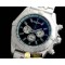 브라이틀링 Chronomat B01 SS/RU Black Stick Jap OS20 Qtz -BSW0270E