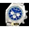 브라이틀링 Chronomat B01 SS/RU Blue Stick Jap OS20 Qtz -BSW0270F