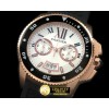까르띠에 Calibre de Cartier DChrono RG/RU White OS20 -CAR0327C