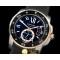 까르띠에 Calibre de Cartier Diver SS/RG/RU Black A2813 -CAR0328B