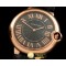 까르띠에 Ballon De Cartier Mid RG/LE Black Roman Miyota -CAR0332A