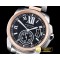 까르띠에 Cartier De Calibre RG/SS Black JF Miyota 8205 -CAR0364B