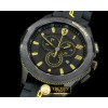 페라리 Scuderia Chronograph PVD/RU Black/Yellow Jap Qtz -FERR001B
