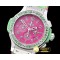 위블로 Big Bang Pop Art 38mm SS/LE Red/Green Bez OS20 Qtz -HUB0349C