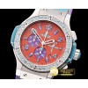 위블로 Big Bang Pop Art 38mm SS/LE Orange/Blue Bez OS20 Qtz -HUB0349D