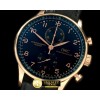 IWC Portuguese Chrono RG/LE Black Jap OS20 -IWC0201B