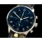 IWC Portuguese Chrono SS/LE Blk A7750 New Improved -IWC0288
