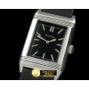 예거 르쿨트르 Reverso Classique SS/LE Black Stk Jap Qtz -JL079F