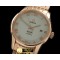 오메가 Deville Co Axial Auto RG/RG White Asian 2824 -OMG0296B