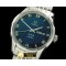 오메가 Deville Co Axial Day/Date SS/SS Blue Asian 2836 -OMG0302E