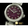 오메가 Deville Ladymatic SS/SS Purple J9105 -OMG0309B