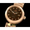오메가 Deville Ladymatic RG/RG Brown J9105 -OMG0310C