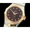 오메가 Double Eagle Men Auto SS/RG Brown Diam Miyota 9105 -OMG0315C