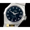 오메가 Double Eagle Men Auto SS/SS Black Diam Miyota 9105 -OMG0316B