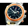 오메가 POcean Chrono SS/SS Blk/Org -OMG0321A