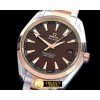 오메가 Aqua Terra Auto SS/RG Brown Miyota 8205 -OMG0325A