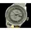 오메가 Deville Hour Vision Co Axial Day/Date SS/SS White/Gre -OMG0328A