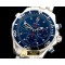 오메가 Seamaster Pro 300M Chrono SS/SS Blue A7753 -OMG0338A