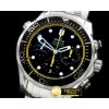 오메가 Seamaster Pro 300M Chrono SS/SS Blk/Ylw A7750 -OMG0341A
