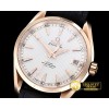 오메가 Aqua Terra 38mm RG/LE3 White A2836 Mod8500 JHF -OMG0464N
