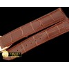 오메가 Brown Calf/Croc Pressed Design c/w RG Insignia Depl -OMGACC016A