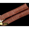 오메가 Brown Calf/Croc Pressed Design c/w SS Insignia Depl -OMGACC016C