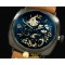 파네라이 Pam 350 Skeleton Tourbillon PVD/LE Skeleton 6497 HW -PN350PVD