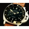 파네라이 Pam 389 N Submersible Black SS/LE SG25J Auto -PN389LE