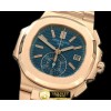 파텍필립 5980 Nautilis Chrono RG/RG Blue A7750 -PP0150B