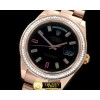 롤렉스 President/Diam RG Black Glazier Sticks Asian Clone -R2DD0193D