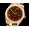 롤렉스 President/Fluted RG Brown Roman Asian Clone 2836 -R2DD0194