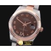 롤렉스 SS/RG Oyster Fluted Brown Roman Asian Eta 28362 -R2DJ0186E