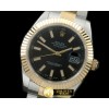 롤렉스 SS/YG Oyster Fluted Black Sticks Asian Eta 28362 -R2DJ0187B