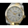 롤렉스 SS/YG Oyster Fluted White Sticks Asian Eta 28362 -R2DJ0187C