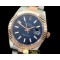 롤렉스 SS/RG Oyster Fluted Blue Sticks Asian Eta 28362 -R2DJ0188H