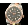 롤렉스 SS/RG Oyster Fluted Grey Sticks Asian Eta 28362 -R2DJ0188J