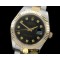 롤렉스 SS/YG Oyster Fluted Black Diam Asian Eta 28362 -R2DJ0191B