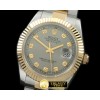 롤렉스 SS/YG Oyster Fluted Grey Diam Asian Eta 28362 -R2DJ0191E