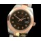 롤렉스 SS/RG Oyster Black Diam Asian Eta 28362 -R2DJ0194B