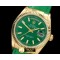 롤렉스 DayDate Fluted Green YG/LE Asian 2836 -RDD0181B
